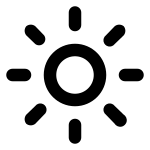 Sun SVG Icon